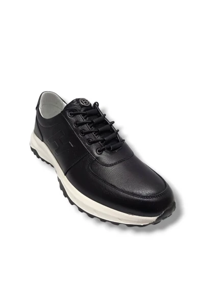 Lion Brothers 2006-25 Hakiki Deri Lastik Bağlı Erkek Ayakkabı - 4