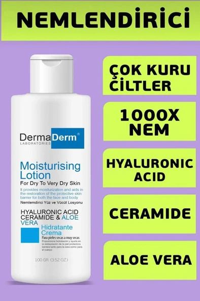 Dermaderm Ultra Nemlendirici Ato Yüz ve Vücut Losyon 100 ml - 3