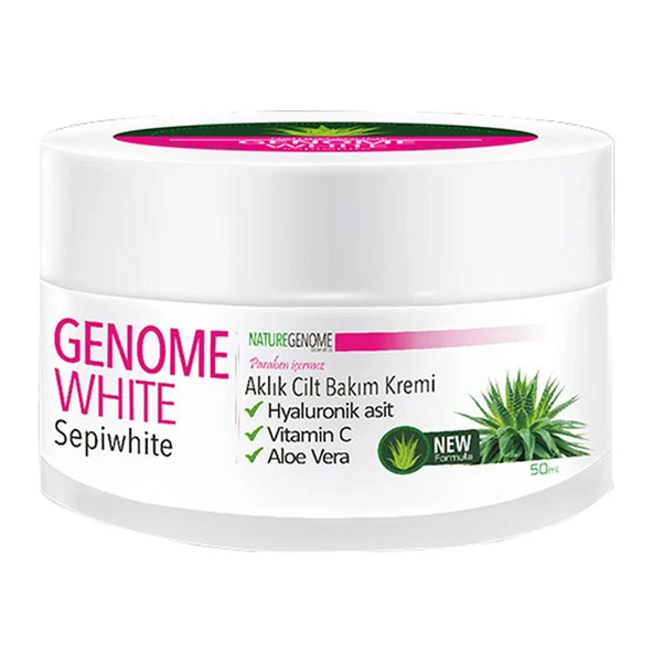 GenomeWhite Aklık Cilt Bakım Kremi 50 Ml