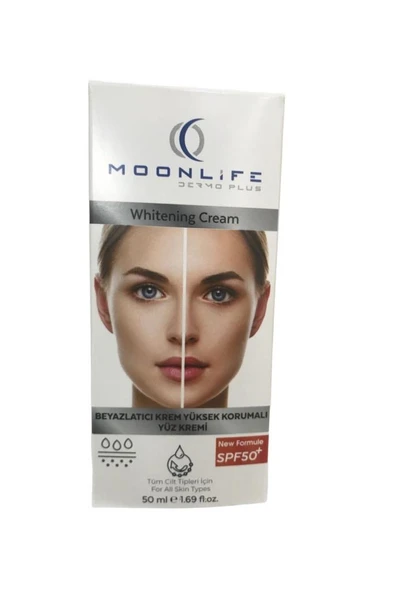 Moonlife Beyazlatıcı Krem SPF50+50 ml