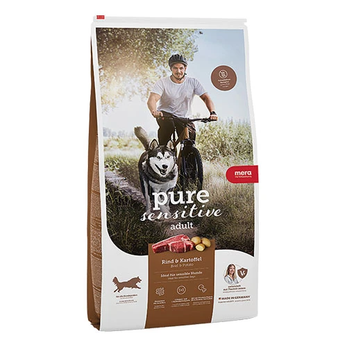 Mera Pure Sensitive Medium Maxi Sığır Etli Patatesli Tahılsız Yetişkin Köpek Maması 4 Kg ürün görseli 1