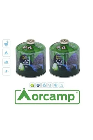 Orgaz Kts-450 Gaz Kartuşu 2'li Set 450 gr - 3