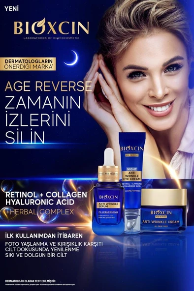 Bioxcın Age Reverse Kırışıklık Karşıtı Krem 50 ML - Retinol, Kolajen Dolgunluk, Sıkılık - 3