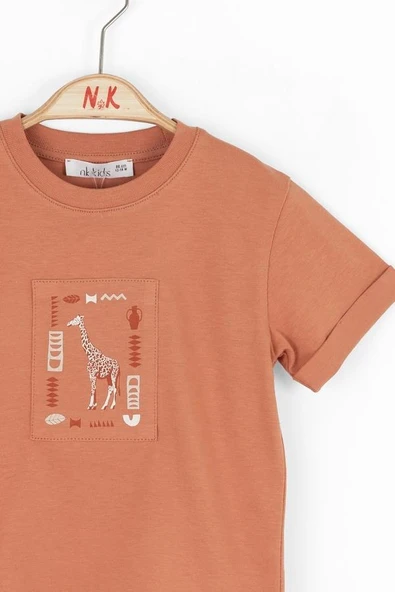 Erkek Bebek Gıraffe Tshirt - 2