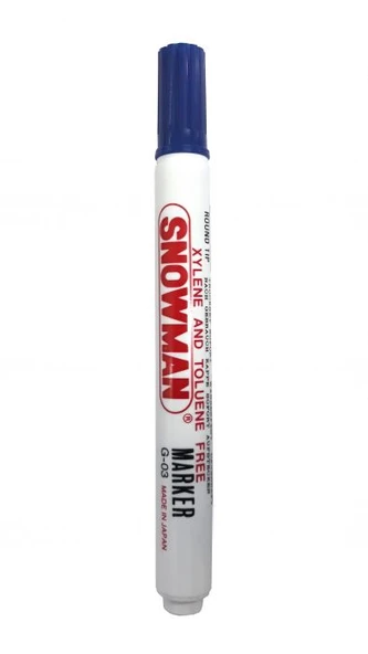 Snowman Tahta Kalemi Mavi Yuvarlak Uç |  G-03 - 2