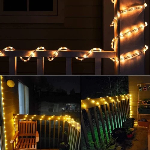 10m 100 Led Solar Led Işık Gün Işığı - 2