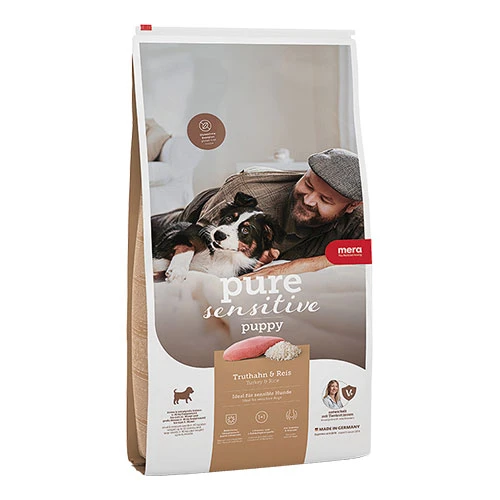 Mera Pure Sensitive Puppy Hindili ve Pirinçli Yavru Köpek Maması 4 Kg