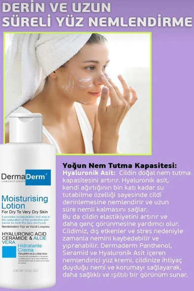 Dermaderm Ultra Nemlendirici Ato Yüz ve Vücut Losyon 100 ml - 4