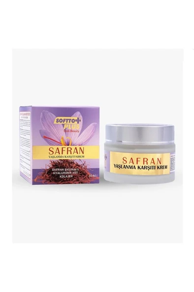 Softto Plus Safran Yaşlanma Karşıtı Krem 50 Ml