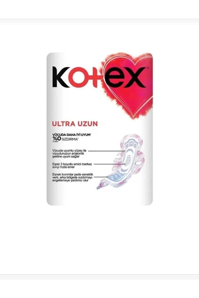 Kotex Ultra Quadro Uzun Ped 9 x 18 - 2