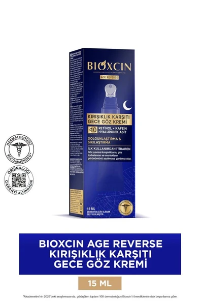 Bioxcin Age Reverse Kırışıklık Karşıtı Göz Kremi 15 ML