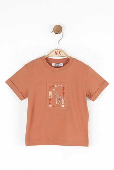 Erkek Bebek Gıraffe Tshirt