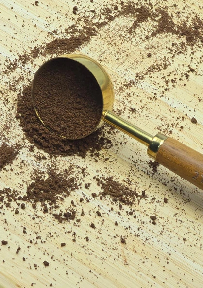 Ahşap Saplı Gold Ölçü Kaşığı Takımı - 2'li Kahve Ölçüm Kaşığı - 30 + 60 ML - 5