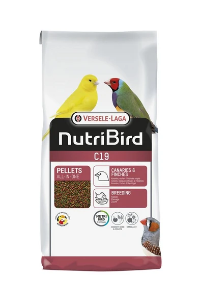 Nutrıbırd C19 Pelet Kanarya Fınch Pelet Yem 3kg
