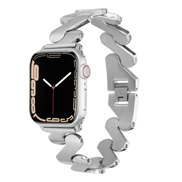 ​​​apple Watch Ultra 2 49mm Kordon Krd-80 Metal Bilezik Strap Kayış