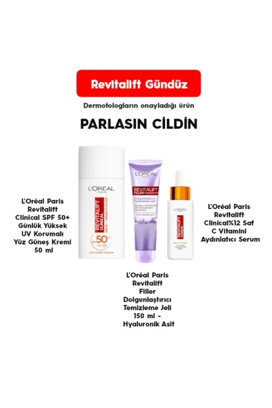L'Oreal Paris  Revitalift Gündüz Cilt Bakım Seti ürün görseli