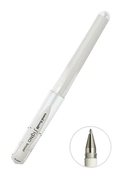 İmza Kalemi 1 Adet Uniball Signo Broad 1.0 mm Roller Pilot Kalem Um-153 Yaldızlı Davetiye Kalemi Uçlu Likit Mürekkepli - 3