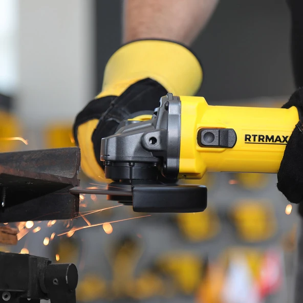 Rtrmax RTM1080 750 W 115 mm Avuç Taşlama Makinesi - 4