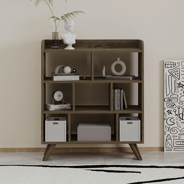 Florida Kitaplık İstanbul Ceviz