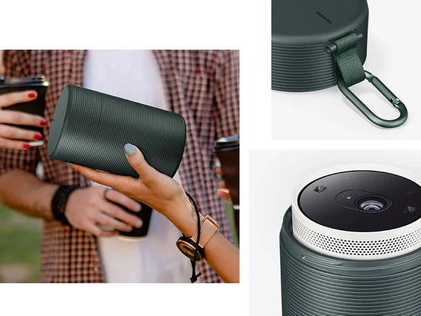 Samsung Freestyle Taşınabilir Projektör İçin Taşıma Çantası Dayanıklı Kılıf - 2