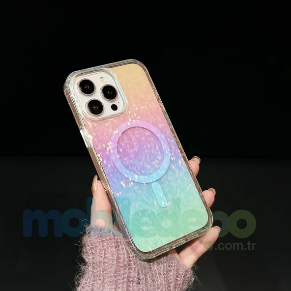 MD iPhone 16 Pro Max Magsafe Uyumlu Petite Serisi Silikon Kılıf