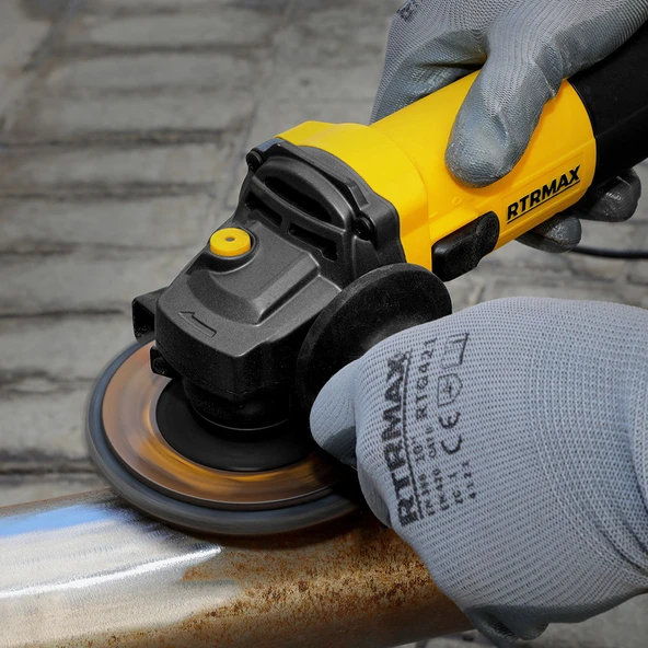 Rtrmax RTM1080 750 W 115 mm Avuç Taşlama Makinesi - 5