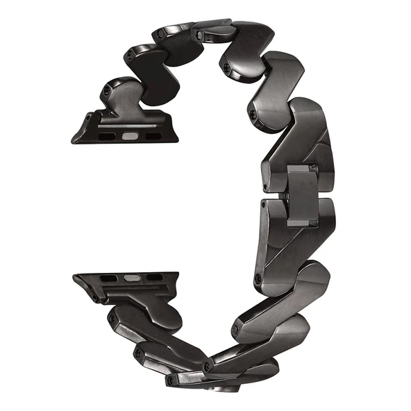 ​​​apple Watch 7 8 45mm Kordon Krd-80 Metal Bilezik Strap Kayış - 11