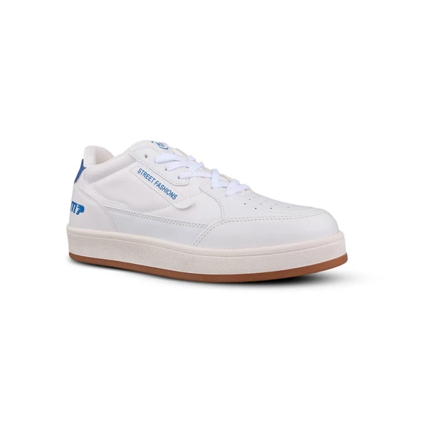 Erkek Sneaker - Beyaz-Mavi, - 3