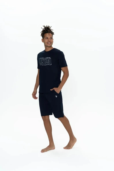 U.S. Polo Assn. Erkek 3'lü %100 Pamuk Pijama Takımı - 4
