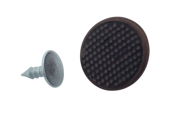 Büyük Boy 10 Adet Kot Pantolon Düğmesi, Jean Düğmesi Noktalı Bakır Renk 17mm - 2