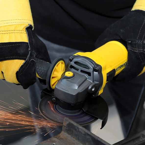 Rtrmax RTM1080 750 W 115 mm Avuç Taşlama Makinesi - 7