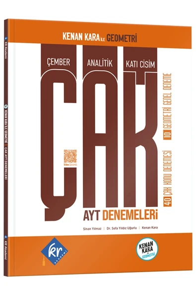 Kenan Kara İle ÇAK AYT Denemeleri KR Akademi Yayınları ürün görseli
