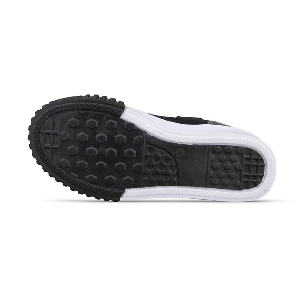 Büyük Erkek Çocuk Sneaker Bot - Siyah, Tekstil - 4
