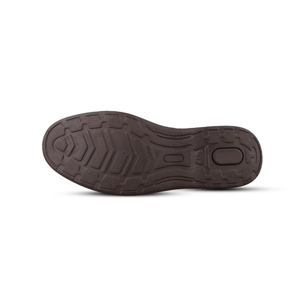 Erkek Klasik Ayakkabı - Taba, Hakiki Deri - Resim 4