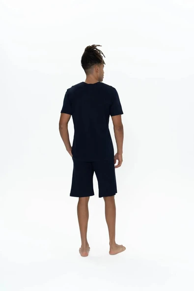 U.S. Polo Assn. Erkek 3'lü %100 Pamuk Pijama Takımı - 7