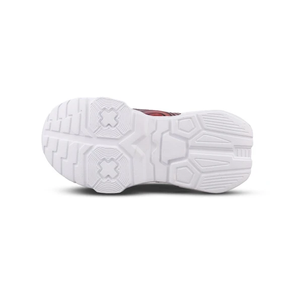 Büyük Kız Çocuk Sneaker Bot - Siyah-Kırmızı, Bilek Boy - 4