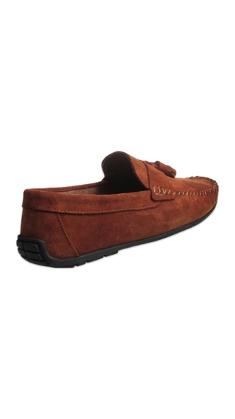 Erkek Günlük Ayakkabı - Taba, Hakiki Deri - 3
