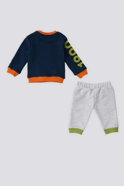 U.S. Polo Assn  Baskı Detay Bebek 2 Li Takım - 4