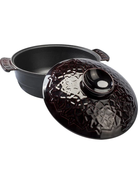 LAVA Anatolıa Selçuklu Güveci 26 cm Majolica Mor - 3