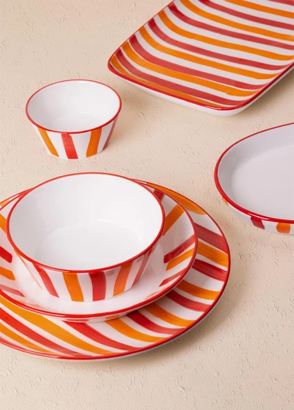 The Mia Joy Sosluk Çerezlik 6lı Set Kırmızı 10 cm - 3