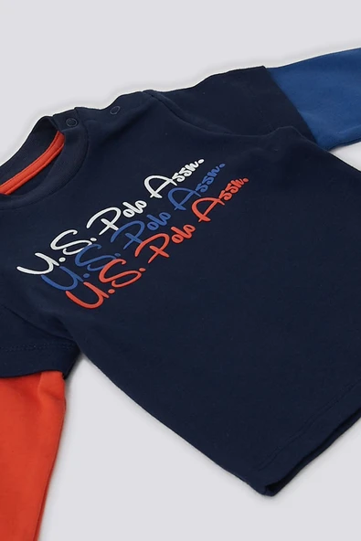 U.S. Polo Assn Garnili Kol Detay Bebek 2 Li Takım - 2