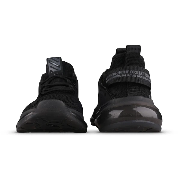 Erkek Günlük Ayakkabı - Siyah, Fileli - Resim 5