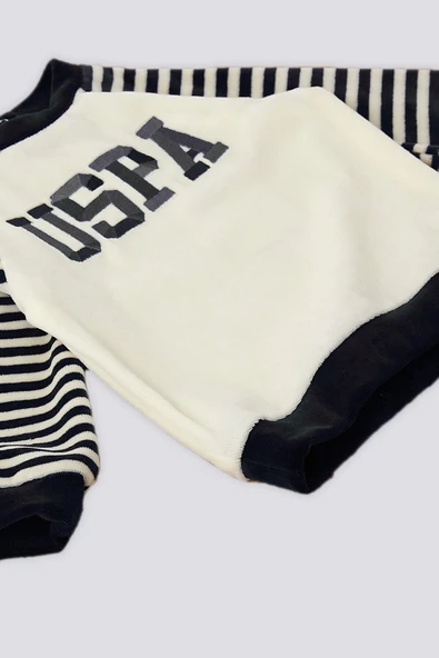 U.S. Polo Assn  Çizgili Kol Detay Bebek 2 Li Takım - 2