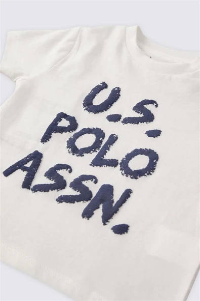 U.S. Polo Assn. Erkek Bebek 2'li Kısa Kol Tişört Takım  USB1822 - 2