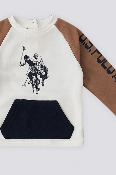 U.S. Polo Assn Kanguru Cep Bebek 2 Li Takım - 2