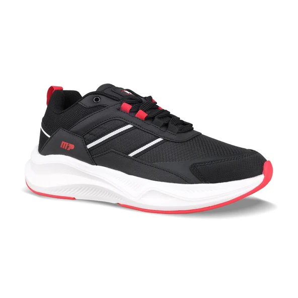 Erkek Spor Ayakkabı - Siyah-Kırmızı, - Resim 3