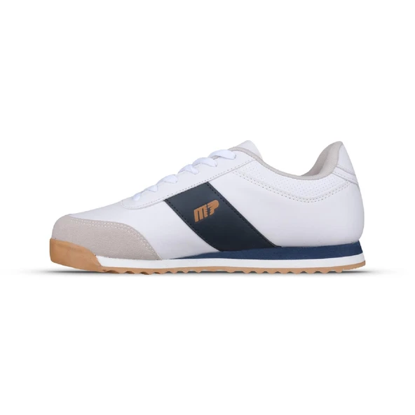 Erkek Sneaker - Beyaz-Lacivert, - Resim 2