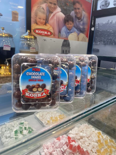 KOSKA MİNİŞ ÇİKOLAT DRAJE 100 GR KOLİ 24 ADET - 2