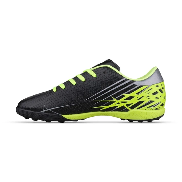 Erkek Halı Saha Futbol Ayakkabısı - Siyah-Sarı, Performans - 2