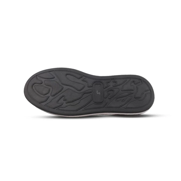 Erkek Sneaker - Beyaz, Hakiki Deri - Resim 4